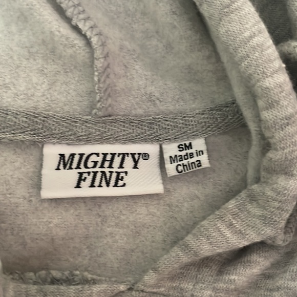 grey los angelos cropped hoodie - Picture 2 of 5
